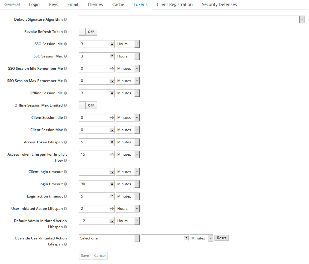 keycloak-token-settings